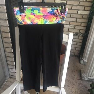 Pink Victoria secret  yoga capris.